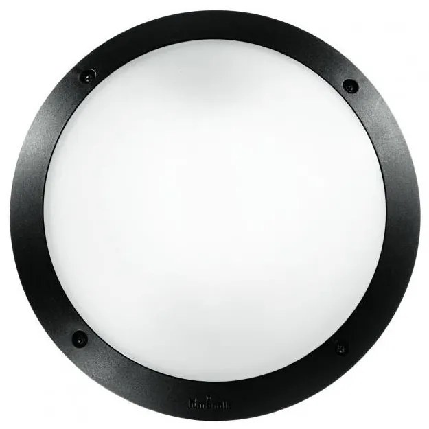 Ideal Lux - Aplica de exterior POLAR 1xE27/23W/230V IP66 neagră