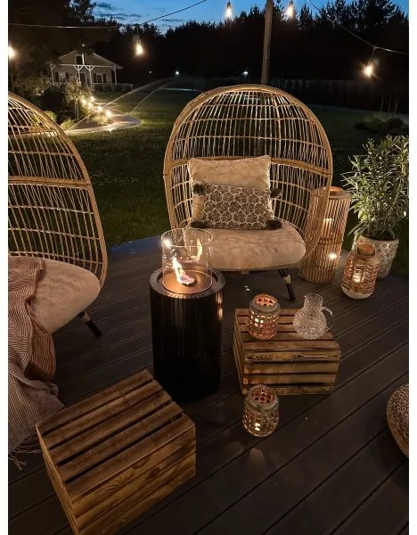 Șemineu BIO Planika Mandala 87x37,6 cm 2,5kW