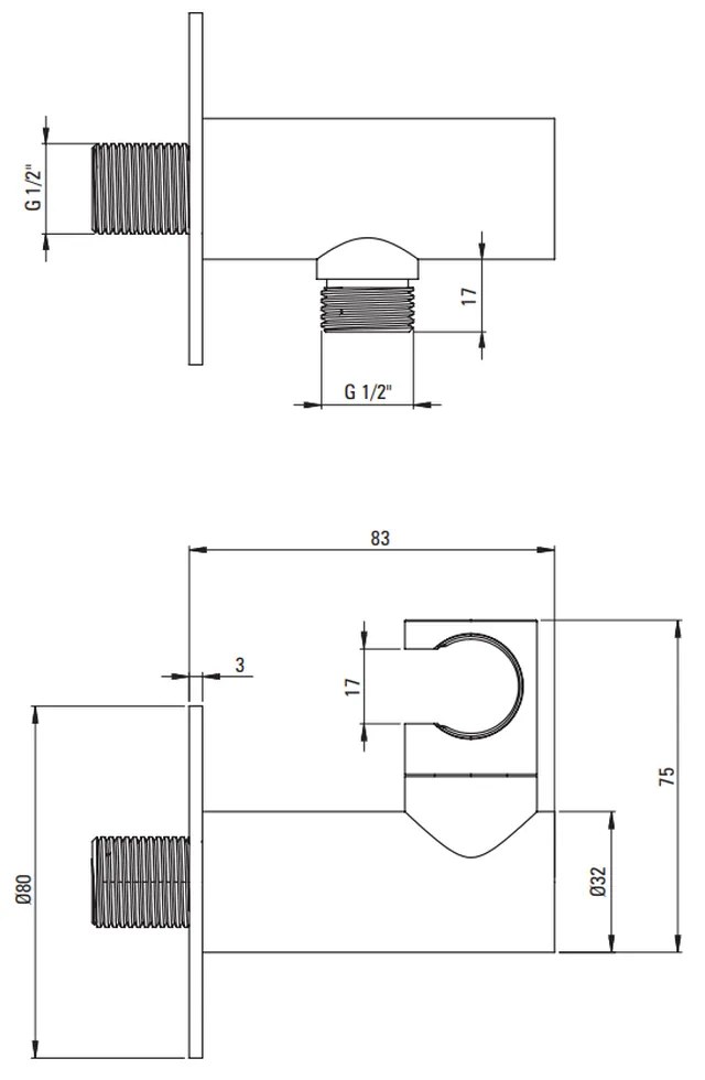 Set de dus incastrat, palarie rotunda, culoare auriu periat Deante Silia Auriu periat