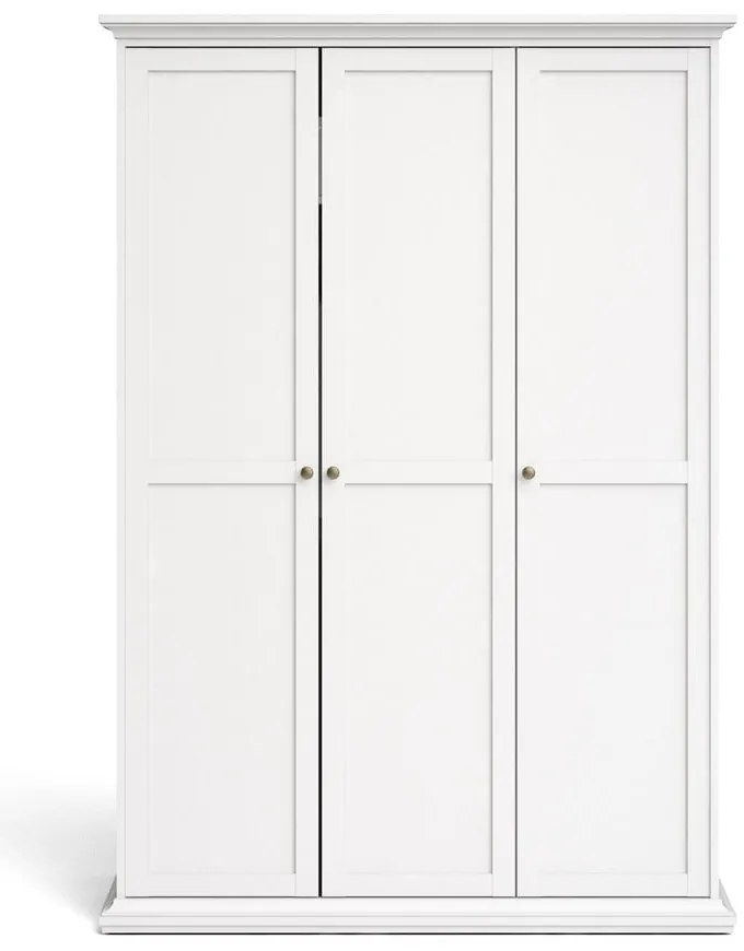Șifonier alb 139x201 cm Paris – Tvilum