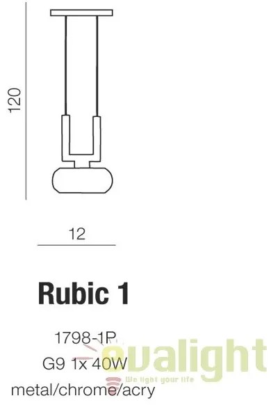 Pendul modern Rubic 1