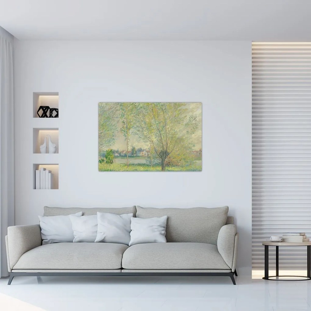 Tablou - Claude Monet, The Willows, reproducere (90x60 cm)