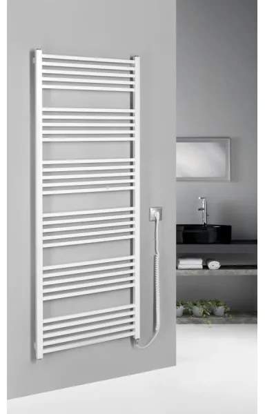 Sapho - Uscător electric pentru prosoape METRO-E, 800 W/230 V, 60 x 162 cm, alb