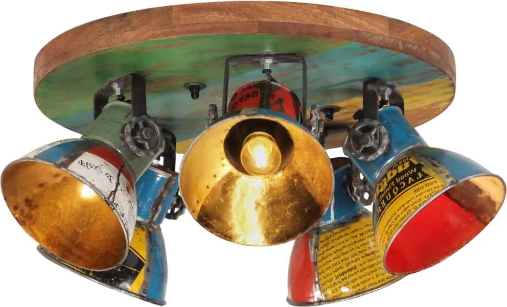 vidaXL Lampă de tavan 25 W, multicolor, 50x50x25 cm, E27