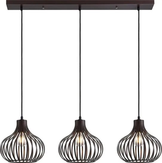 Lustră pe cablu Globo 333703116X MATEO 3xE27/40W/230V