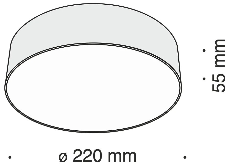 Plafoniera LED design tehnic ZON negru MYC032CL-L32B4K