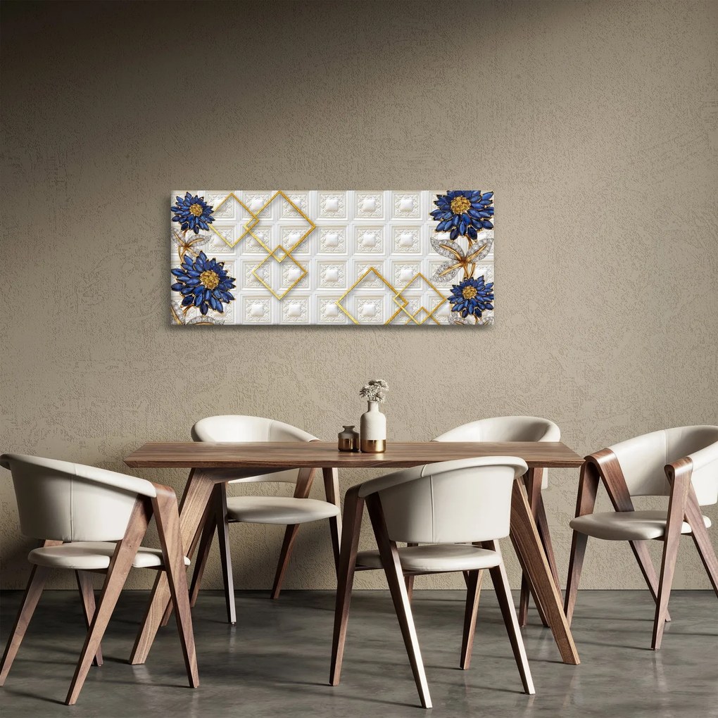 Tablou - Flori de diamant (120x50 cm)