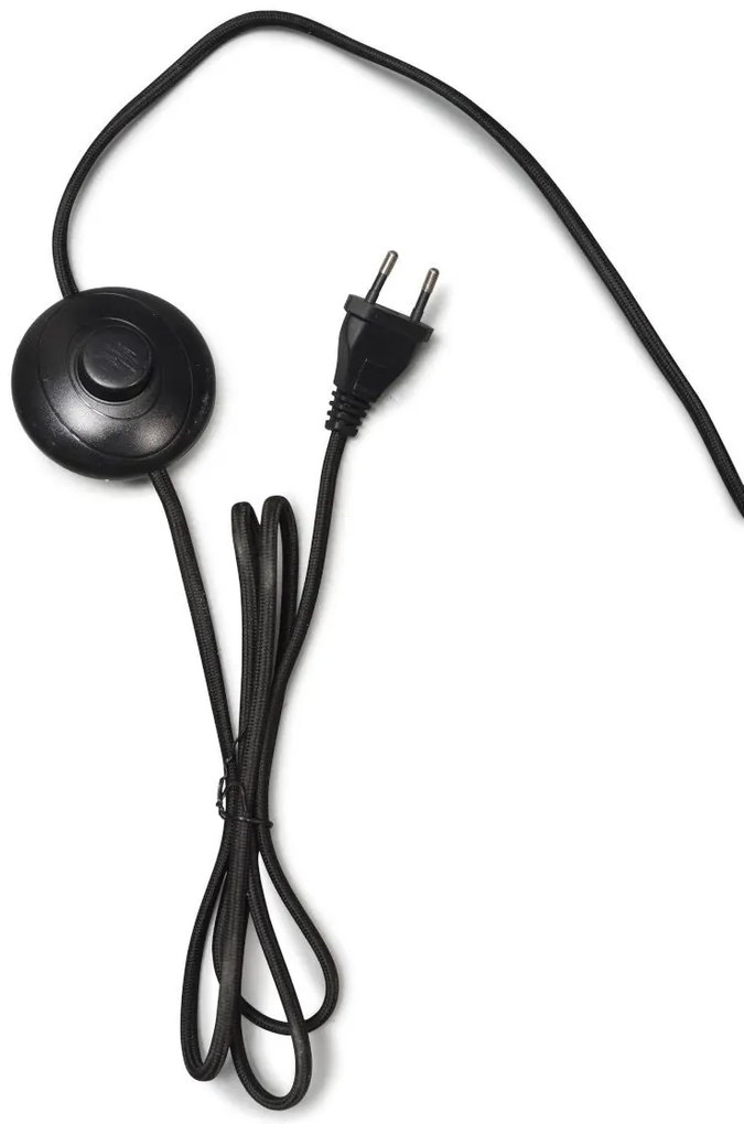 Lampa de podea eco din iuta Iguazu 50cm negru/ natur
