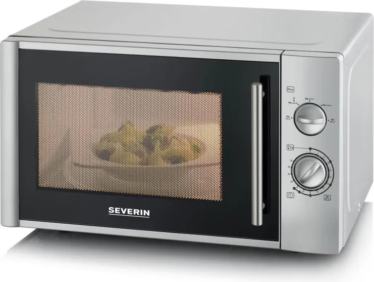 Severin MW 7772 - Cuptor cu microunde, 900 W / 230 V, 28 l, inox/negru