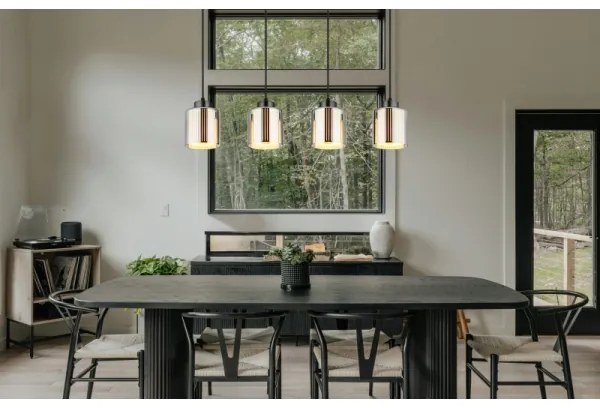 Lustră pe cablu Globo 16056-4H FELICIA 4xE27/60W/230V