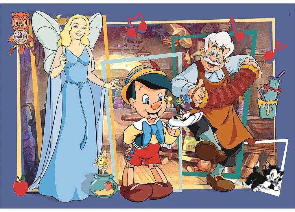Disney Classics Pinocchio Puzzle Clementoni de 104 piese