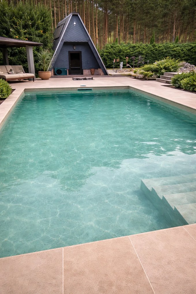 Liner PVC armat antiderapant 3D Cefil Pool Victoria Ocra 1,5mm