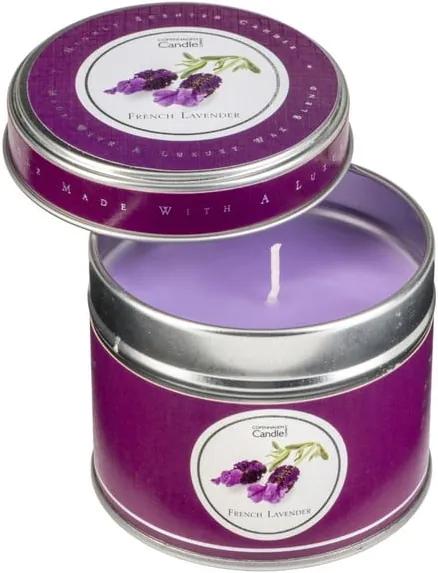 Lumânare parfumată în cutie Copenhagen Candles French Lavender, 32 ore