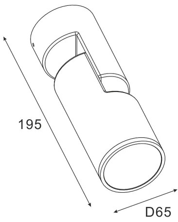 Aplică de exterior Zuma Line SJ14401 NOCTURNE 1xGU10/35W/230V IP65 negru