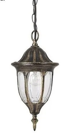 Pendul pentru exterior, inaltime reglabila, IP43, auriu antic, Milano 8374 RX