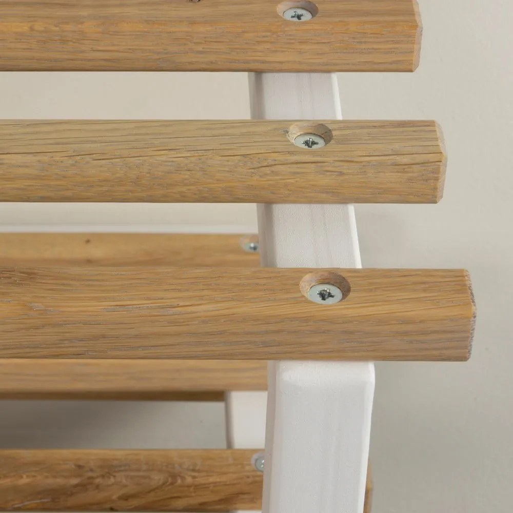 Pantofar alb/în culoare naturală suspendat din metal 71x26x34 cm Marco – Spinder Design