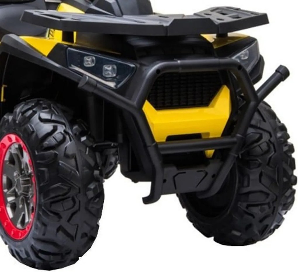 ATV Electric cu acumulator pentru copii NOVOKIDS™ Desert Rider , Cu faruri luminoase, Roti din Cauciuc EVA, 3-12 ani , max 50 kg , 2 Baterii de 12V,