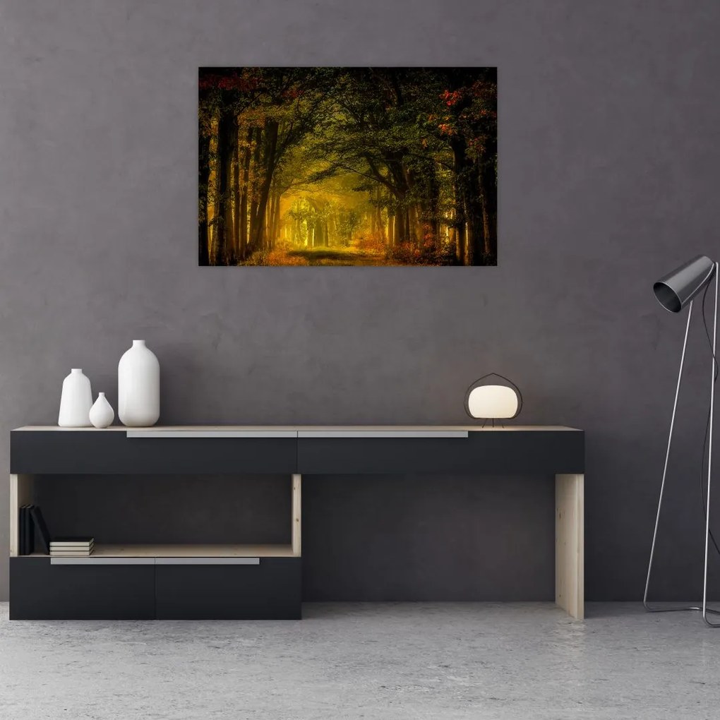 Tablou cu pădure (90x60 cm)