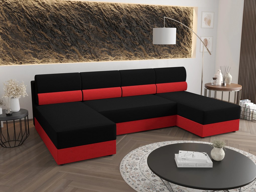 Colțar în formă de U Radiant U1 (Negru + roșu). 1057508