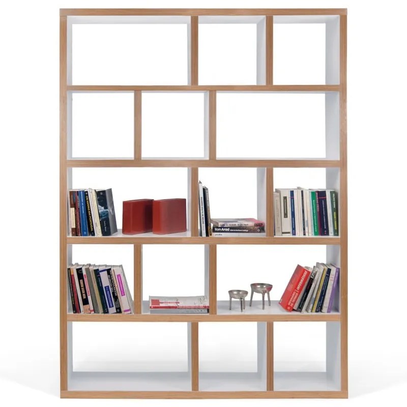Bibliotecă TemaHome Berlin, înălțime 198 cm, cu aspect de lemn
