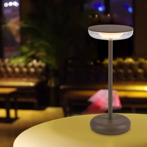 Lampă LED dimabilă de exterior Rabalux 77089 KONIN LED/6W/5V IP44 maro