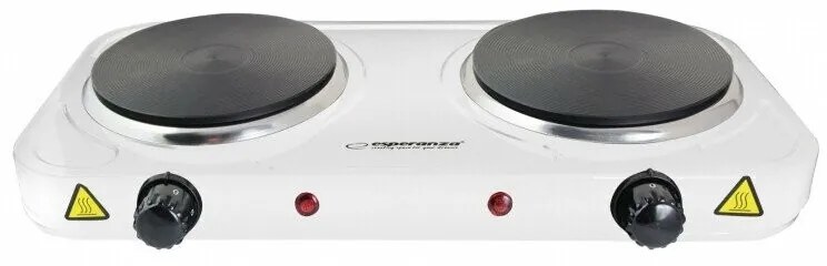 Plita electrica Esperanza Cotopaxi EKH010W 2000W 2x15.5cm Alb