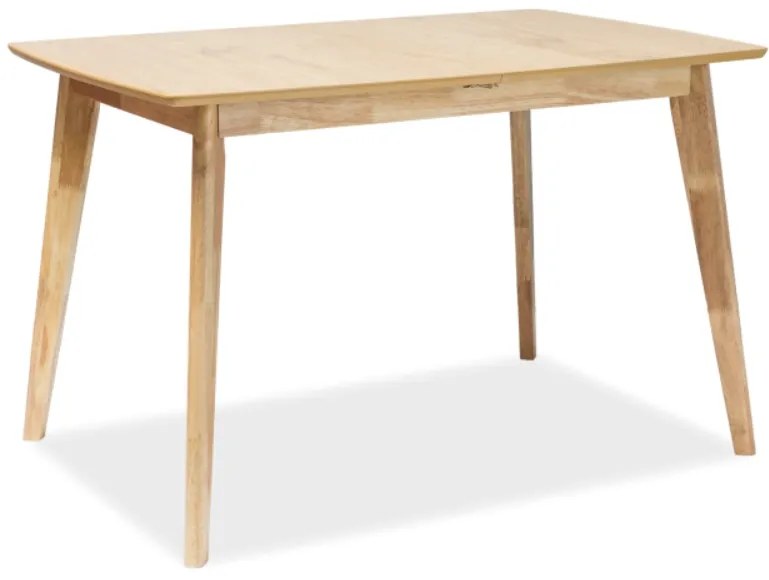 Reducere Masa de dining cu blat in decor stejar BRANDO 120(160)x80, extensibila II. calitate