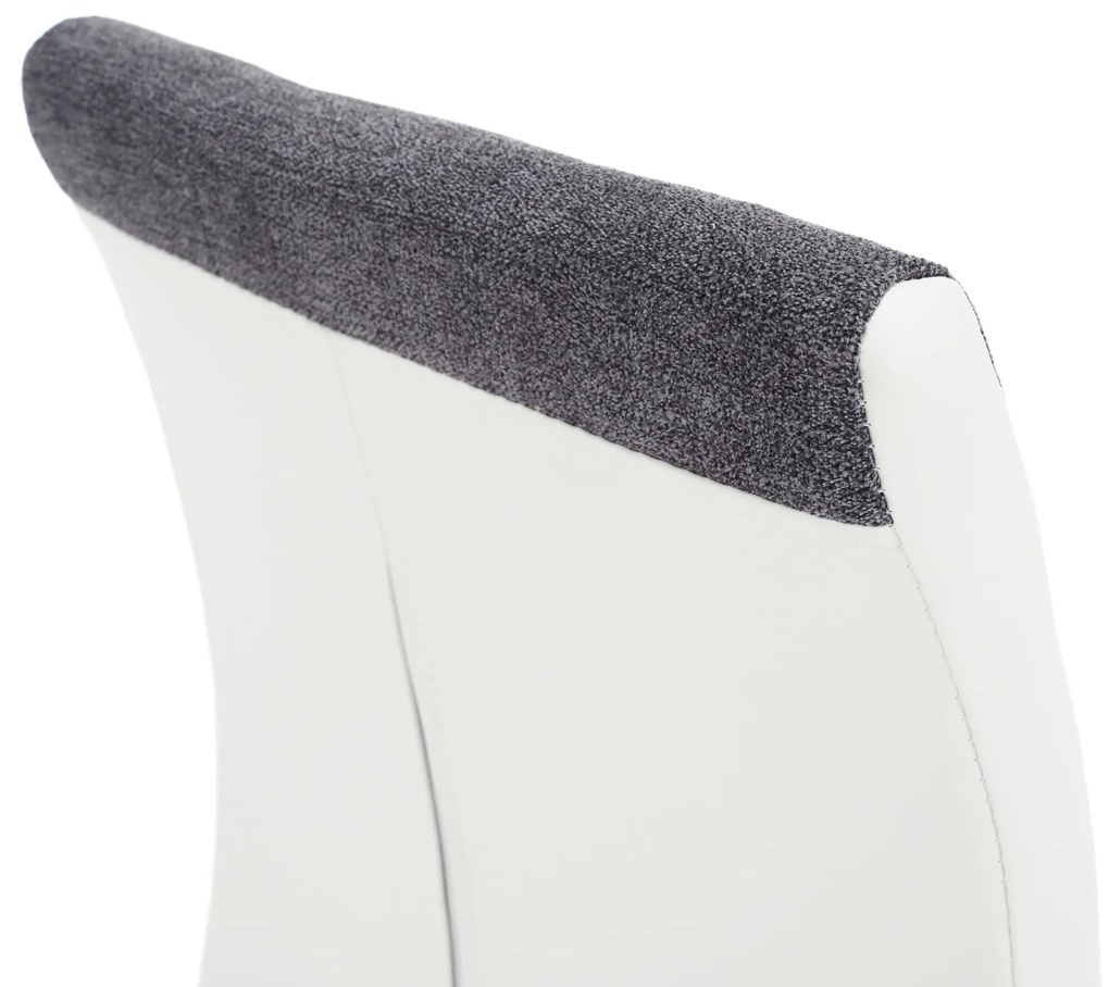 Scaun de sufragerie Santa new (gri închis + alb). 772783