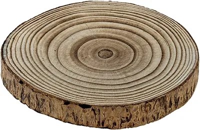 Platou Paulownia din lemn natur 20x2.5 cm