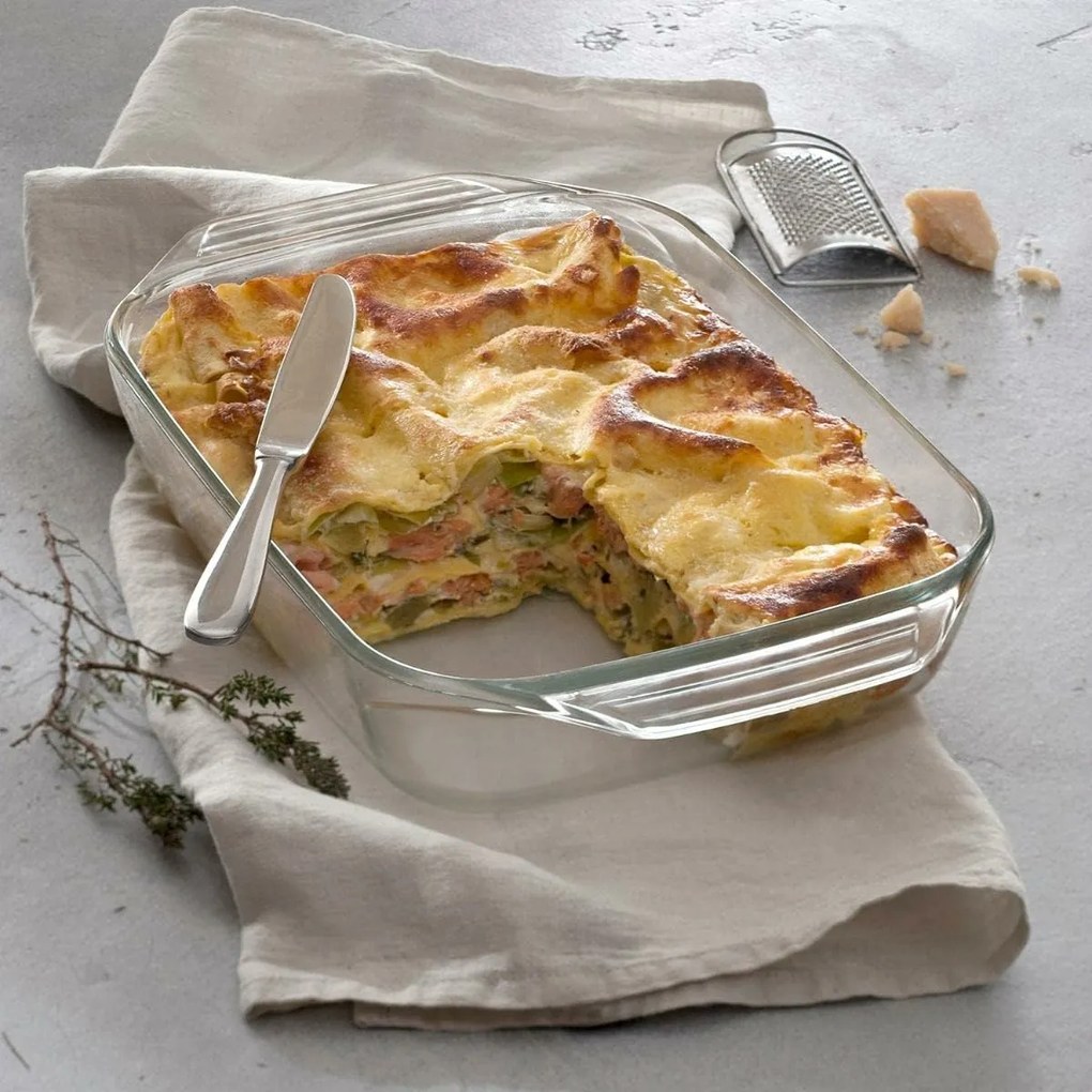 Tavă de copt din sticlă Pyrex 4 l, 39 x 25 x 7 cm, 4 l