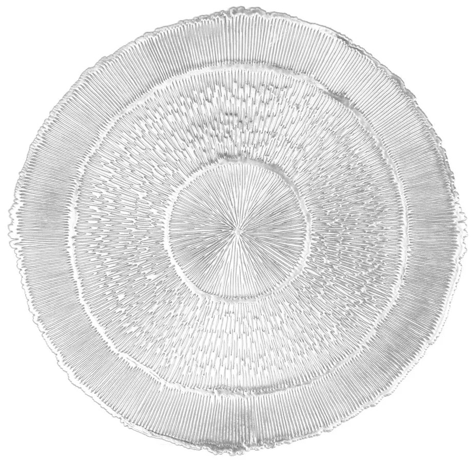 Suport de farfurie Tiseco Home Studio, ⌀ 38 cm, argintiu