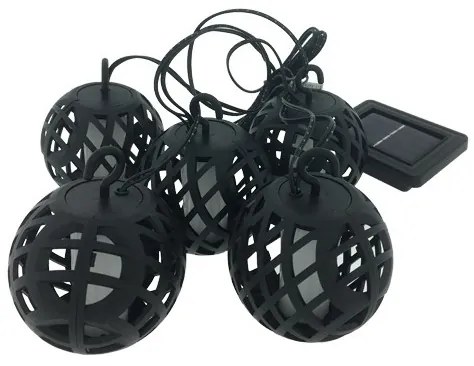 Instalație LED solară 60xLED/2m 400 mAh IP44