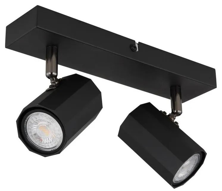 Spot Globo 57918-2B JAMES 2xGU10/25W/230V negru
