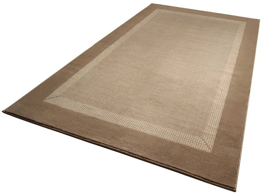 Covor Hanse Home Basic, 120x170 cm, bej-maro