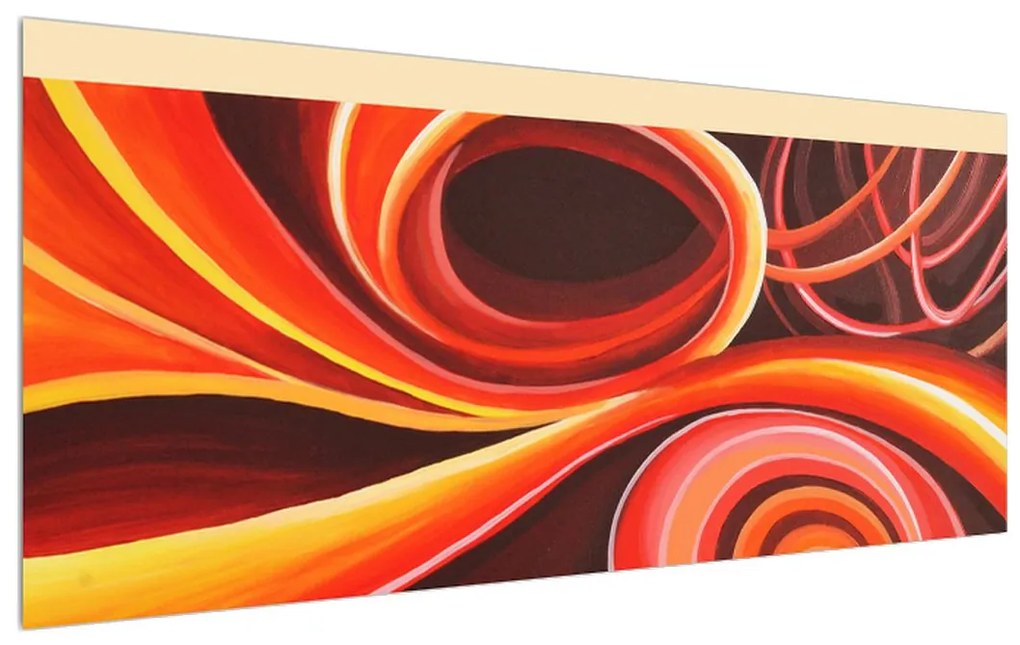 Tablou abstract - forme (120x50 cm), în 40 de alte dimensiuni noi