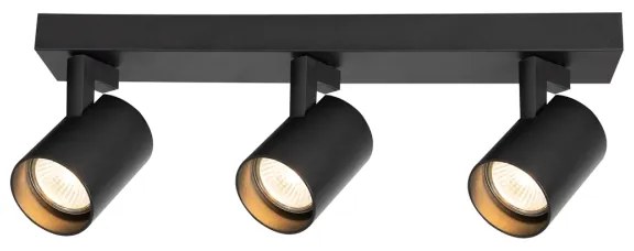 Spot VOLF 3xGU10/10W/230V negru