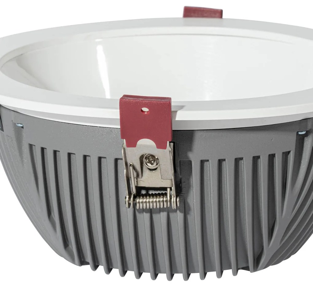 Spot încastrat alb, inclusiv LED 3000K-5000K cu comutator DIP - Elias