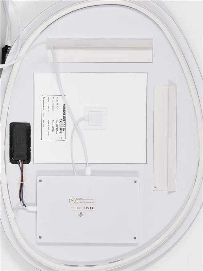 Oglinda cu iluminat LED pentru baie IP44 LORIN 50x65cm