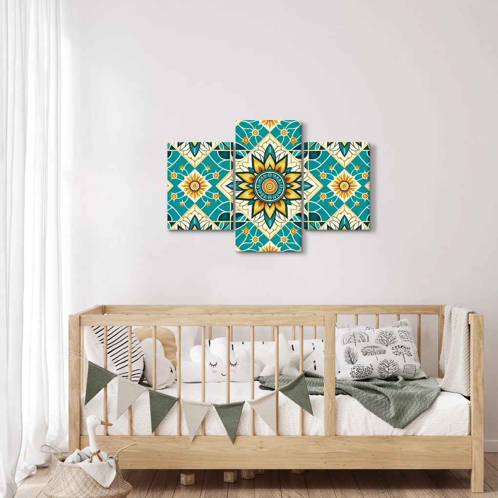 Tablou - Model turcoaz (90x60 cm)