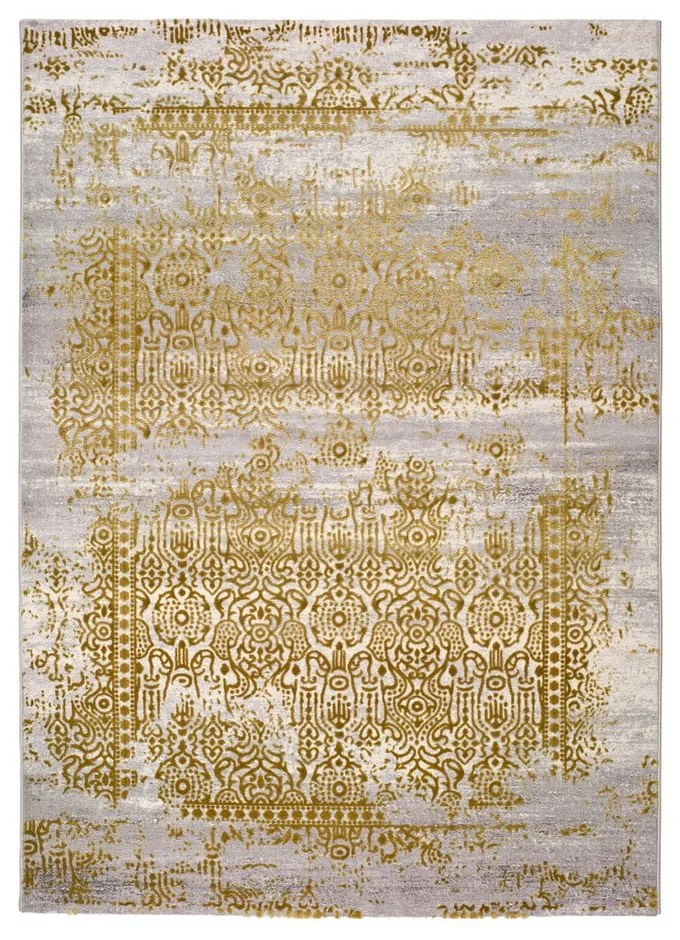Covor Universal Arabela Gold, 120 x 170 cm, gri - auriu