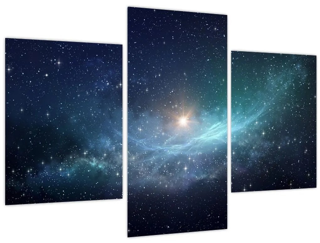 Tablou - Stele și nebuloase (90x60 cm)