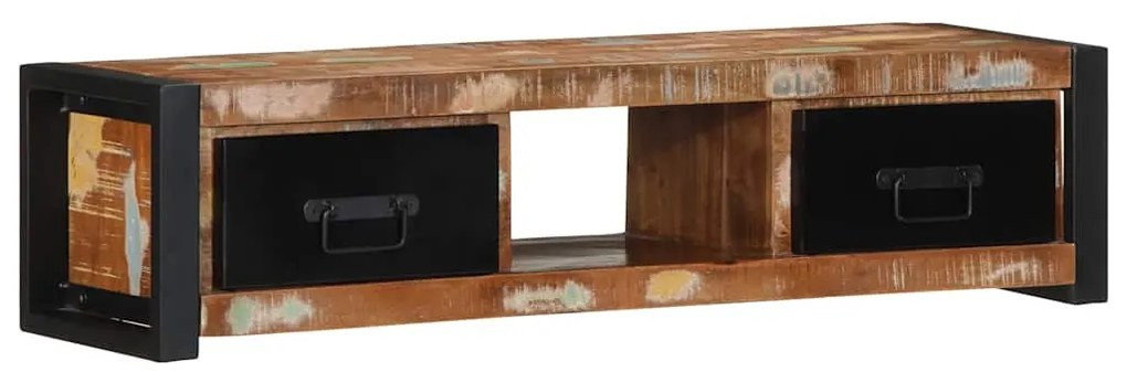 vidaXL Dulap TV 100x30x25 cm lemn masiv recuperat