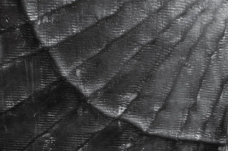 Noptiera din lemn de mango Scorpion 50cm, negru