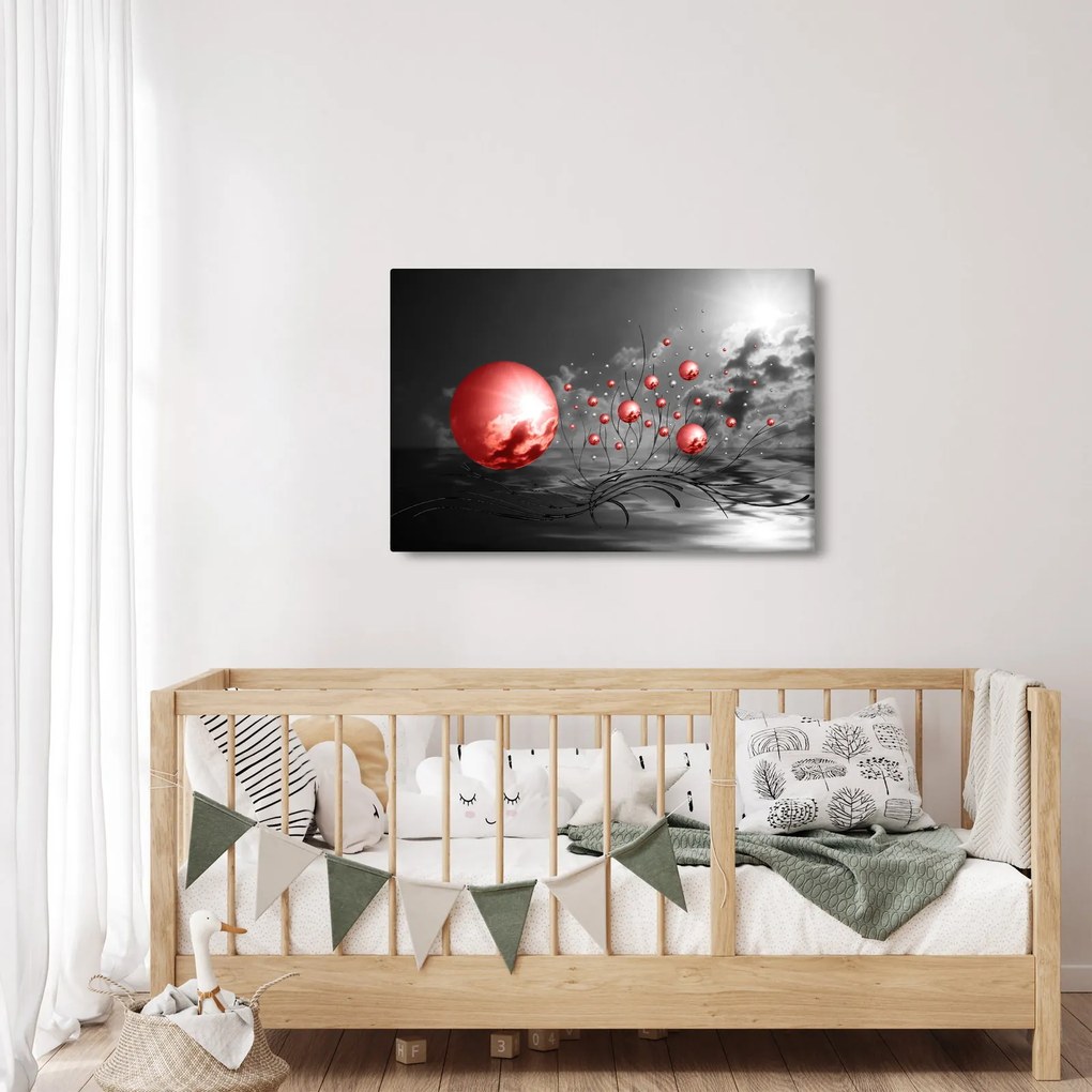 Tabloul bilelor roșii (90x60 cm)