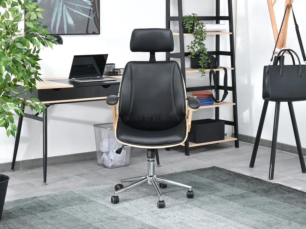 Fotoliu Franc (fag negru + crom). Promo -6%. 1109930
