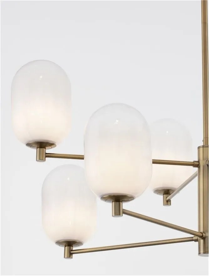 Lustra moderna design deosebit cu 8 de surse de lumina BALOR