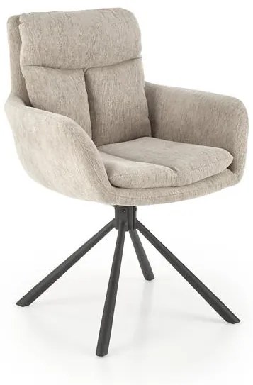 Scaun rotativ K495 stofa bej