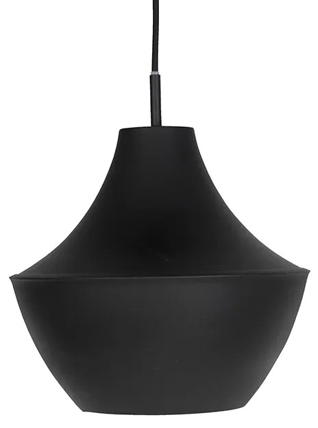 Set de 3 lămpi suspendate scandinave negre cu auriu - Depeche