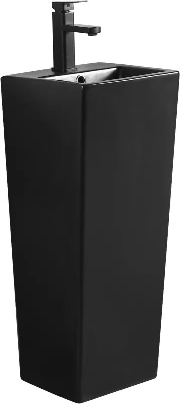 Mexen Sira chiuvetă independentă 34 x 33 cm, negru mat - 26023370