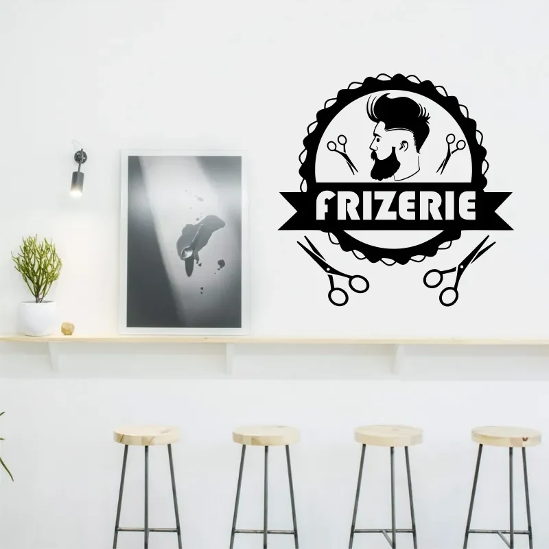 Sticker perete Frizerie 12